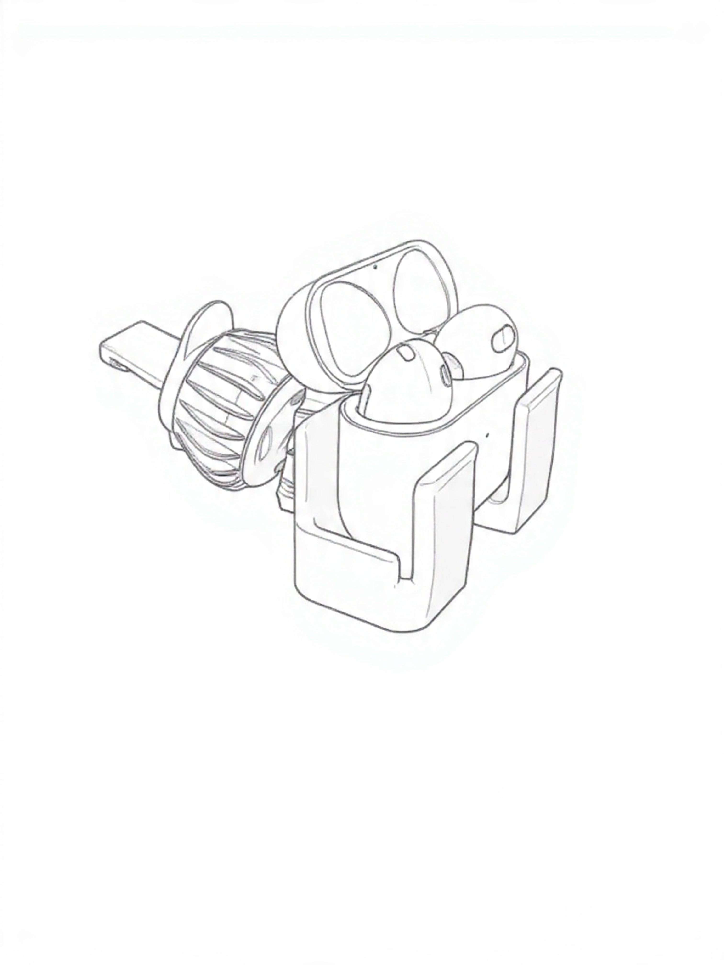 Car Vent AirPods Holder – One-Hand Driving Safe Mount
